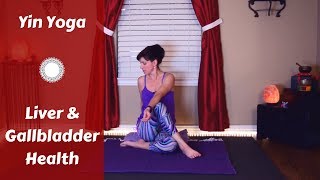 Yin Yoga for Liver Health | Hips, Legs & Side Body | Liver & Gallbladder Meridian {35 min}