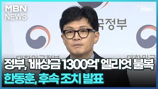 정부, '배상금 1300억' 엘리엇 불복…한동훈, 후속 조치 발표 [굿모닝 MBN]