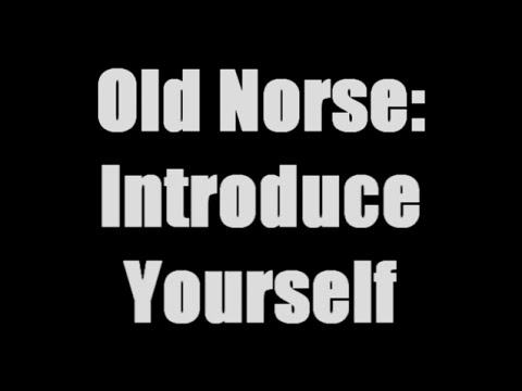 How do you say hello in Viking language?