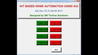 Raspberry Pi Based Home Automation Using IOT with Python GUI