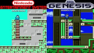 All NES Vs Genesis Games Compared Side By Side