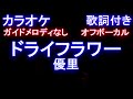 【カラオケオフボーカル】ドライフラワー / 優里【ガイドメロディなし歌詞付きフル full】