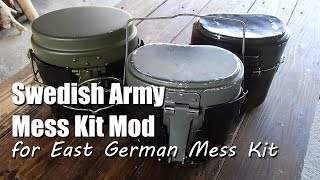 スウェーデン軍飯盒の風防を改造 / Swedish Army Mess Kit Windshield Modify, for East German Mess Kit