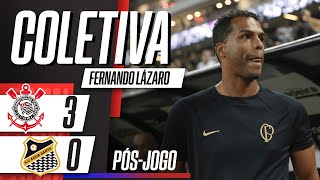 CORINTHIANS - Fernando Lázaro fala AO VIVO após vitória do Timão!