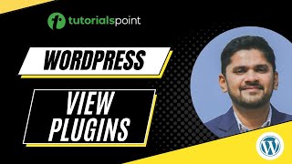 WordPress - View Plugins | Tutorialspoint