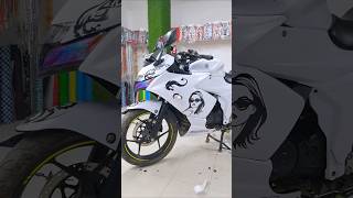 New Modified Suzuki Gixxer SF Black \u0026 White Colour #shorts #gixxersf #modified #gixxer #ajshohan