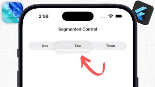 Flutter Segmented Control | #flutter #liquidglass