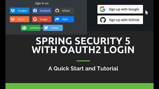 oAuth2 (GitHub & Google) + SpringBoot