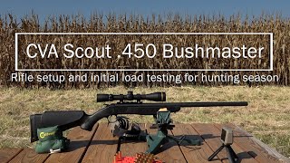 CVA Scout .450 Bushmaster: Initial setup and load testing