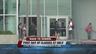 First day of classes at UNLV