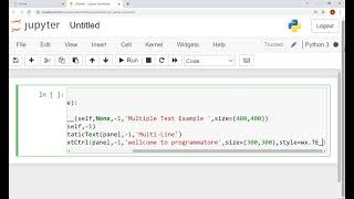 Python Wx with Multiple Lines Textbox