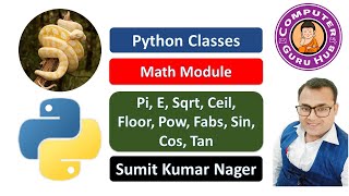 Python Math Module | Pyhton Math Library | Math Functions in Python with Practical Example
