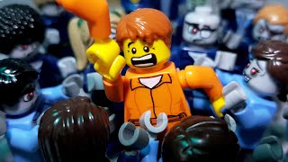 LEGO Zombie Prison Break Part 2 - Attack / Apocalypse Stop Motion Animation 레고 좀비 프리즌 브레이크 2편