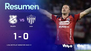 Medellín vs. Junior (resumen y goles) | Liga BetPlay Dimayor 2023-II | Fecha 2