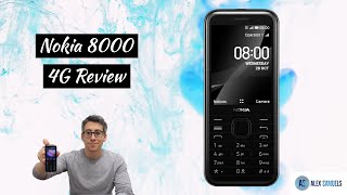 Nokia 8000 4G Black colour Review