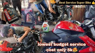 Benelli 600i || Lowest Budget Service Cost ?..😍 || Super bike ka karcha 👍 Must watch this video 💞