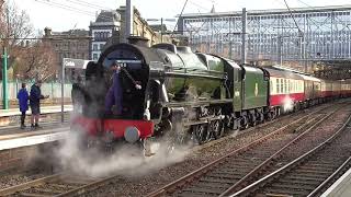 LMS 'Royal Scot' 46100 at Carlisle Railway Station with 'The Lakelander'