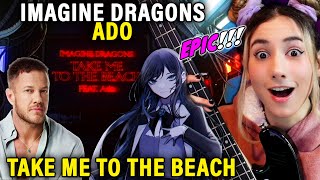 SINGER REACTS Imagine Dragons x ADO - Take Me To The Beach | Musician Reacts & Analysis