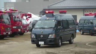 熊本県警機動隊 ゲリラ対策車 場所移動【平成27年度熊本市国民保護実動訓練】