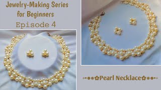 How to Make Necklace for Beginners // at Home // Step by Step tutorial // just 5 minutes / Episode 4