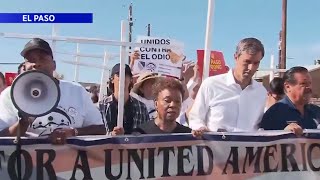 More than 100 people join LULAC march for gun reform