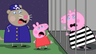 Shocking Mistake, Mummy Pig goes to jail?? | Peppa Pig Funny Animation