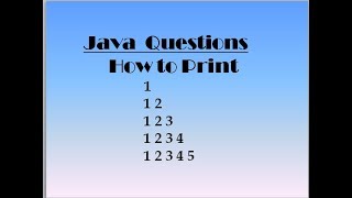 Java Program Print Pattern Series-Pattern 3