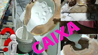 249-COMO FAZER A CAIXA DE GESSO PARA FORMA DE LATEX #artesanato #latex #aulagratuita  #compartilhe