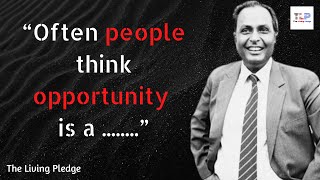 Top Inspiring Quotes and Sayings By Dhirubhai Ambani To Follow | Part 1 | The Living Pledge