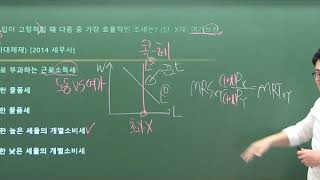 [문제풀이] 제12장 최적조세론(1)