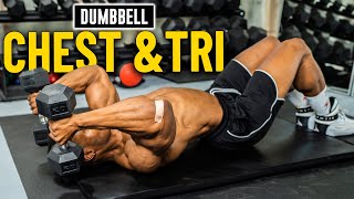 30 Minute Dumbbell Chest & Triceps Workout (No Bench) | Build Muscle #2