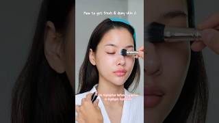 เทคนิคแต่งหน้าผิวฉ่ำฉบับช่างแต่งหน้า Makeup is my buddy | how to get fresh \u0026 dewy skin makeup