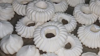 أسهل طريقه لعمل المارينج المقرمش ومقادير مظبوطه جداااا💯 Meringue..Croustillante