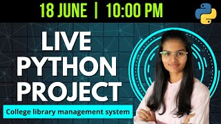 Live Python coding project | Python live project for practice | Live coding data science | python