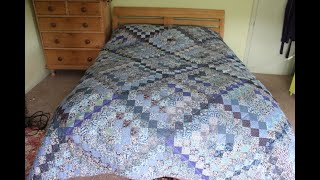 Liberty again, The Big Blue Trip Around The World Quilt, or 'Never Felt More Like Singing'