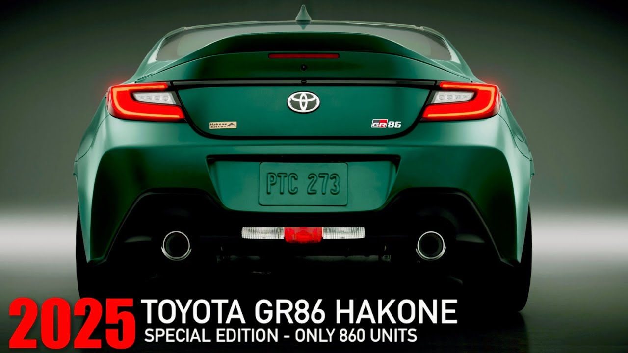 THE 2025 TOYOTA GR86 HAKONE SPECIAL EDITION - YouTube