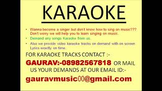 Tamil Kannukkul Pothivaippen Full Karaoke Track By Gaurav
