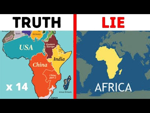 Why do Africa and South America look similar?