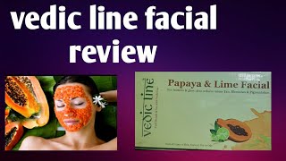 Vedicline papaya and lime facial review! - Anvi ke tips