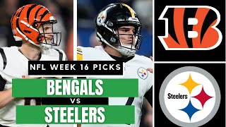 BENGALS vs. STEELERS | EXPERT Picks for NFL Week 16 | Beat the Closing Number