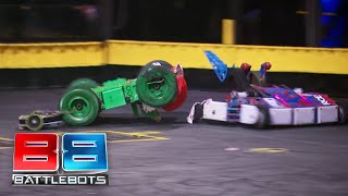 PIECES OF FROG ALL OVER THE BATTLE BOX | Ribbot vs. MadCatter | BattleBots