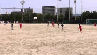 150607 福岡市中学校サッカー・リーグ戦⑤ vs 席田（前半）