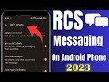 how to use rcs messaging on android | rcs message settings | how to turn off rcs on android |