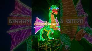 চন্দননগরের বিখ্যাত আলো লাইটিং Chnadannagar lighting Jagadhatri puja mela #highlights