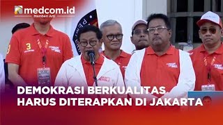 ORASI KAMPANYE PRAMONO ANUNG-RANO KARNO DI DEKLARASI DAMAI DKI JAKARTA