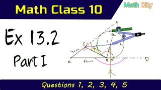 Exercise 13.2 Class 10 maths part 1 | math city