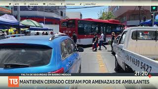 Meiggs: comerciantes ambulantes bloquean paso de ambulancia