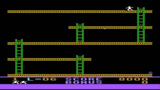 Jumpman Atari 8 bit long play (complete)