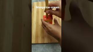mango ice cream homemade