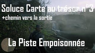 Red Dead Redemption 2 - Carte n°3 de la Piste empoisonnée + Chemin vers la sortie